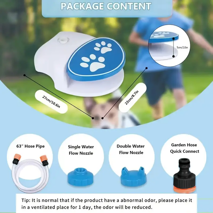 Pet Step-On Outdoor Water Fountain Toy-2