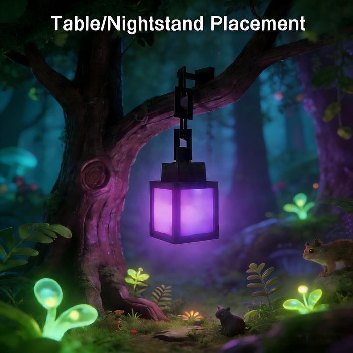 PixelGlow RGB Mosaic Night Lamp – Remote Control Color Changing Ambient Light