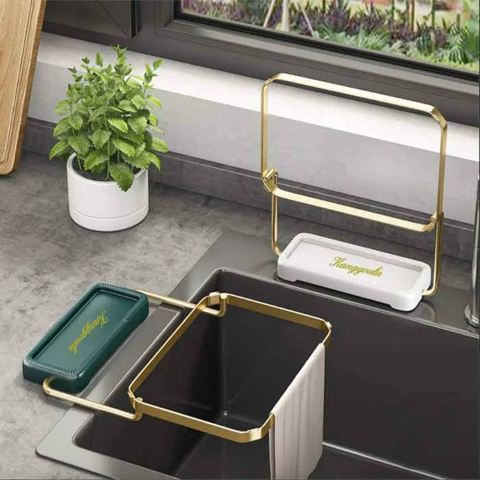 Plastic Kitchen Sink Corner Waste Holder Mesh Bag Leftover Food