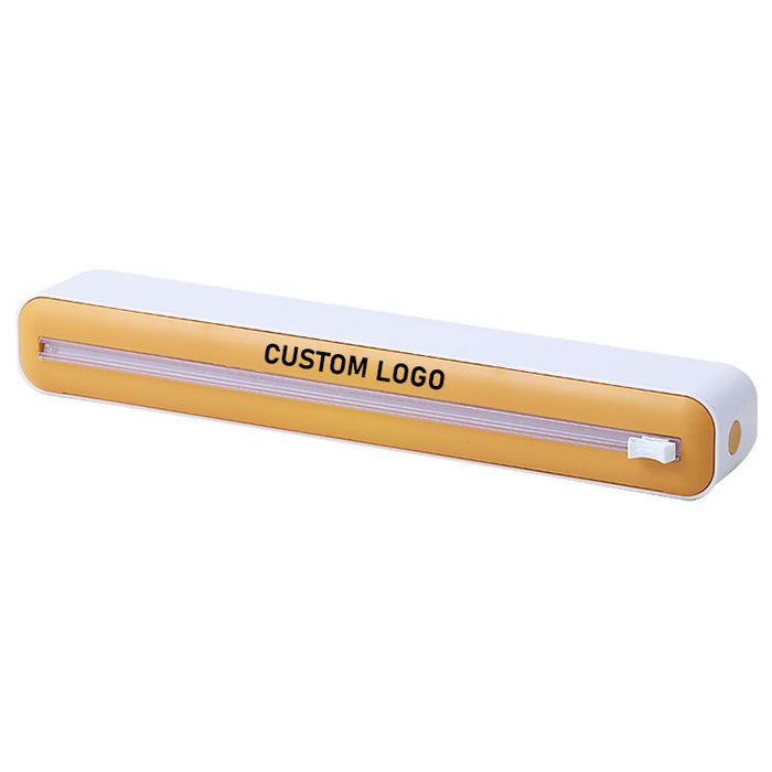 Plastic Wrap Cling Film Dispenser with Cutter – Kitchen Foil & Parchment Paper Holder