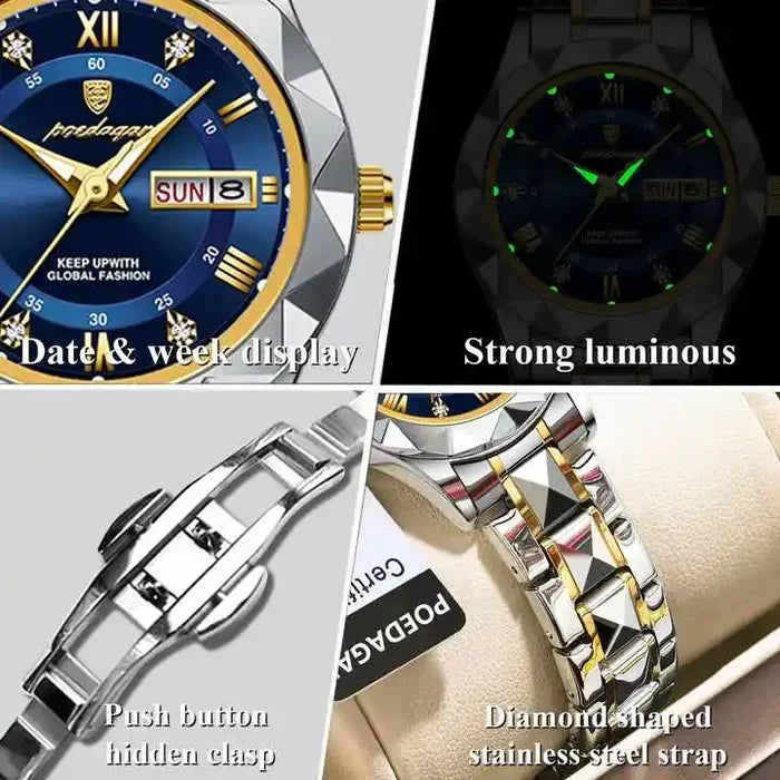 POEDAGAR 306 Luxury Ladies Luminous Watch