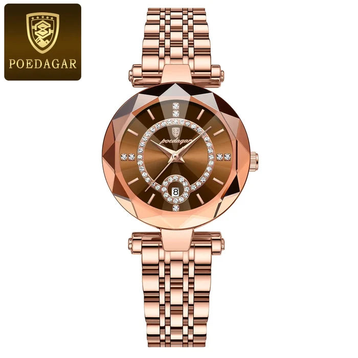 POEDAGAR 726 Luxury Women's Diamond Watch