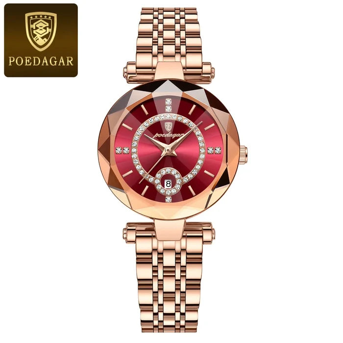 POEDAGAR 726 Luxury Women's Diamond Watch