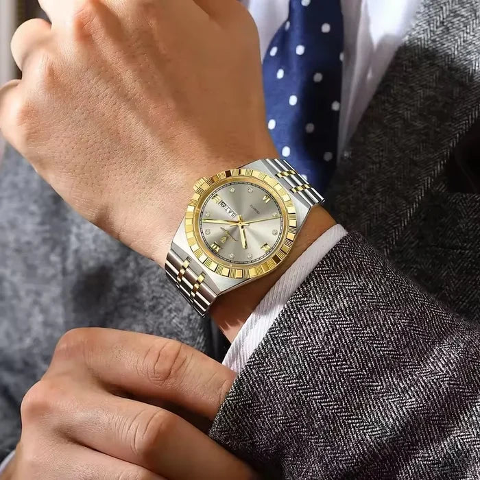POEDAGAR 872 Men's Luminous Quartz Watch