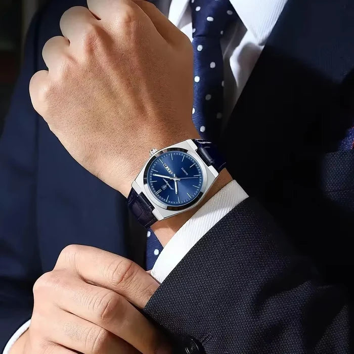 POEDAGAR 930 Men's Luxury Leather Watch