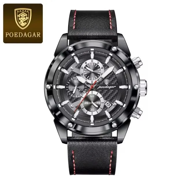 POEDAGAR Luxury Sports Men's Chronograph Watch