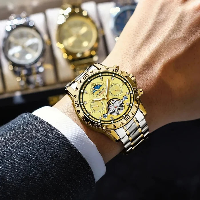 POEDAGAR Luxury Tourbillon Men's Watch