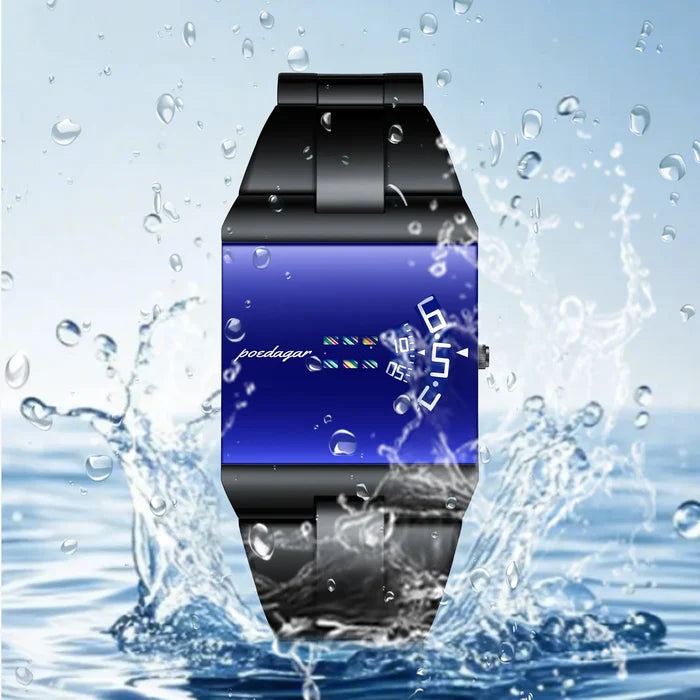 Poedagar Square Waterproof Quartz Watch
