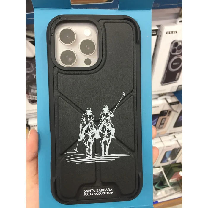 POLO Paul Animal Design Magnetic Invisible Bracket Foldable Leather Case