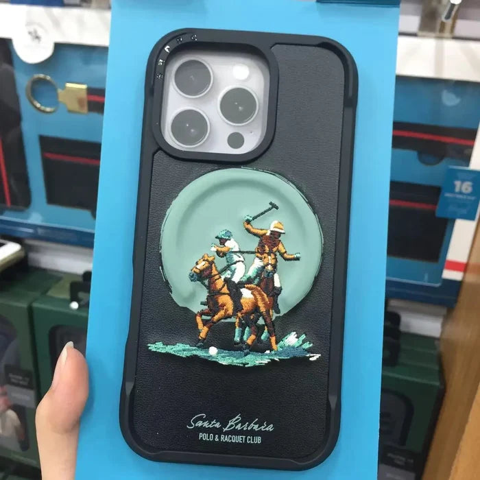 POLO Style New 3D Protruding Magnetic Shockproof Case for iPhone