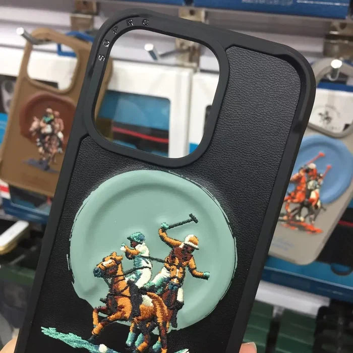 POLO Style New 3D Protruding Magnetic Shockproof Case for iPhone