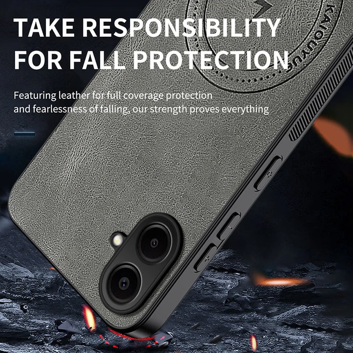Premium Leather Case for Samsung Galaxy - Magnetic Charge