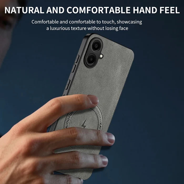 Premium Leather Case for Samsung Galaxy - Magnetic Charge