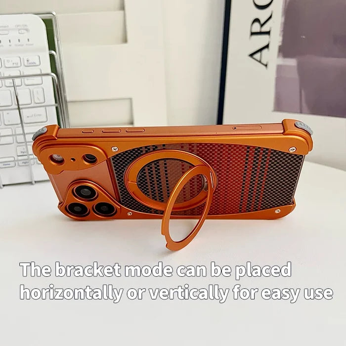 Premium Magnetic Stand iPhone Case with 360° Holder