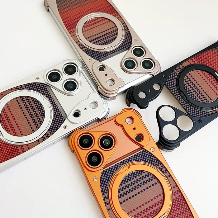 Premium Magnetic Stand iPhone Case with 360° Holder