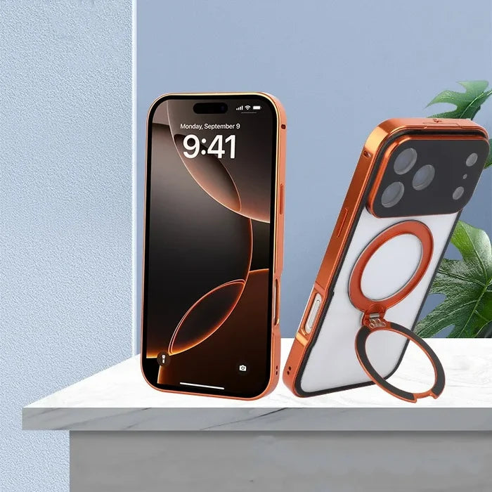 Premium Magnetic Stand Phone Case for iPhone