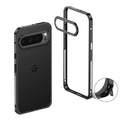Premium Metal Frame Shockproof Bumper Cover for Google Pixel 10 9 8 7 Pro XL 9a with Lens Protector