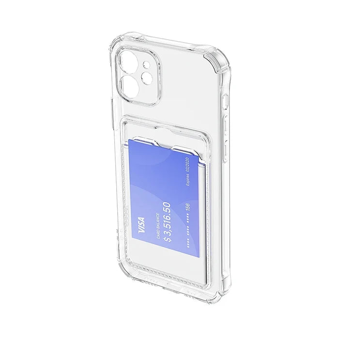 Premium TPU Case Card Storage Shockproof Wireless Charging Case