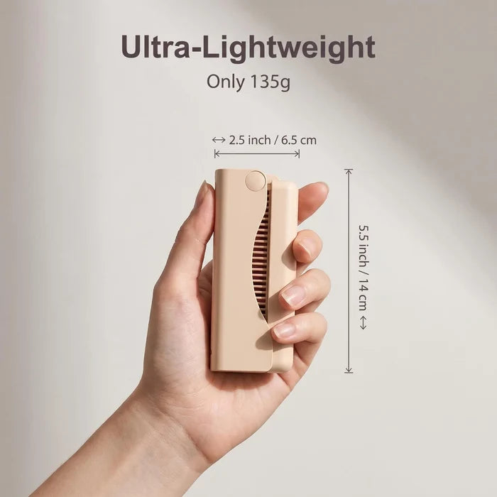 Professional Foldable Wireless Hair Straightener Brush Type-C