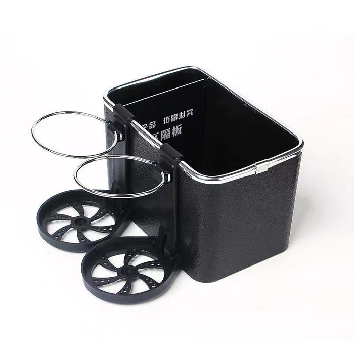 PU Leather Armrest Box for Cars with Cup Holders