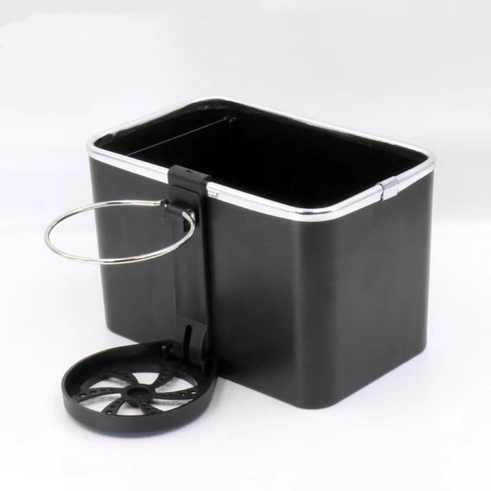 PU Leather Armrest Box for Cars with Cup Holders