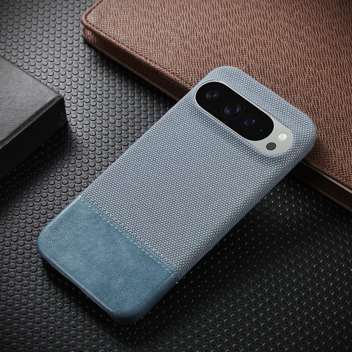 PU Leather Splicing Matte Back Cover for Google Pixel