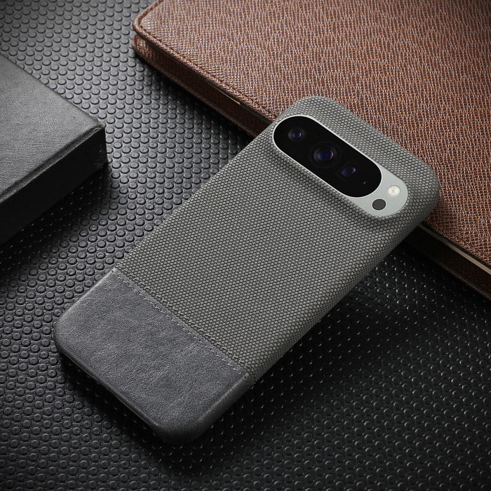 PU Leather Splicing Matte Back Cover for Google Pixel