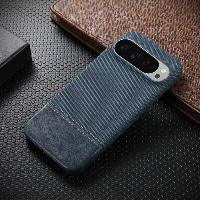 PU Leather Splicing Matte Back Cover for Google Pixel