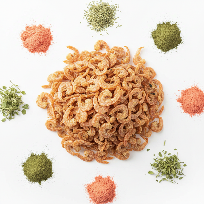 Dehydrated Shrimp with Ingredients