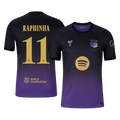 RAPHINHA #11 Barcelona Away Player Version Jersey 2026/27 - UCL