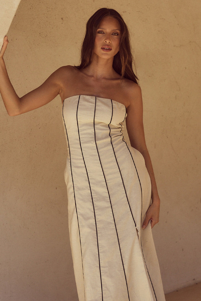 Ravella Maxi Dress - Cream