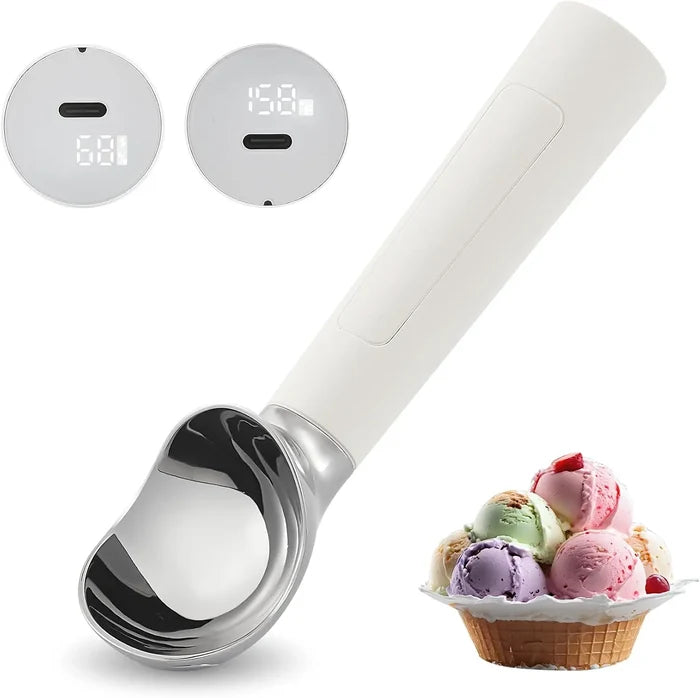 Rechargeable Electric Ice Cream Scooper Heated Self-Warming