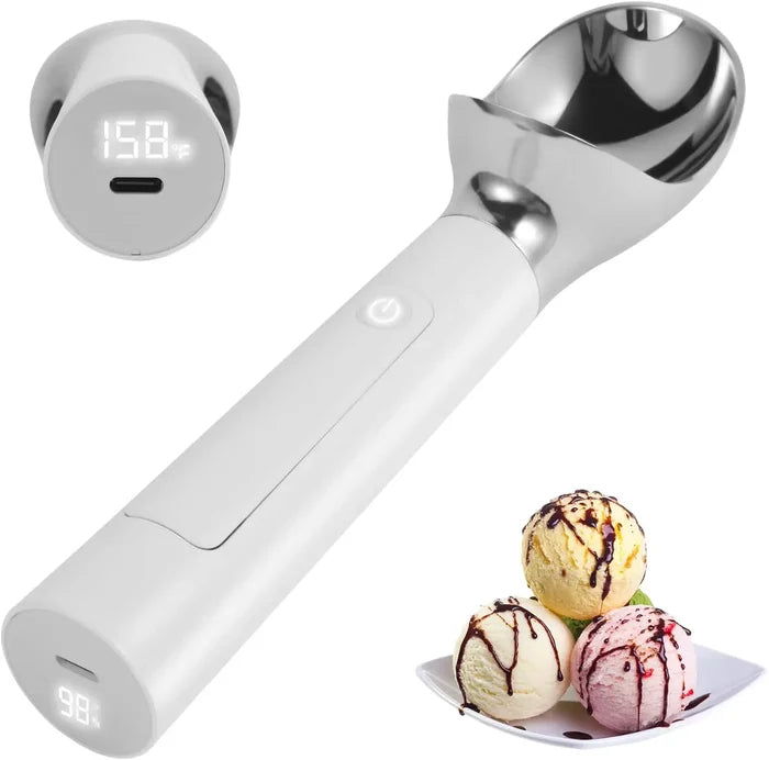 Rechargeable Electric Ice Cream Scooper Heated Self-Warming