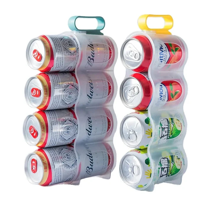Refrigerator Beverage Soda Can Storage Organizer Water Bottle Storage