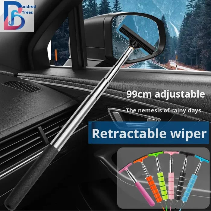 Retractable Car Mirror Rain Wiper