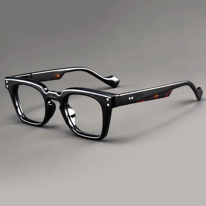 Retro Square Reading Glasses - Anti Blue Light