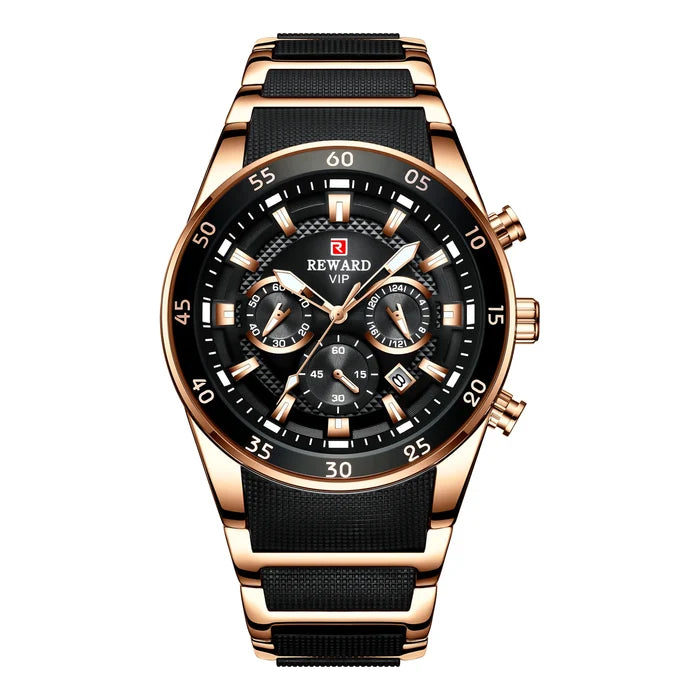 Reward Custom Hight Quality Chinese Luxury Expensive Man Watch for