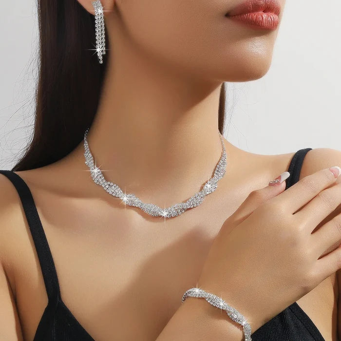 Fashion / 1#-Necklace+Earrings+Bracelet