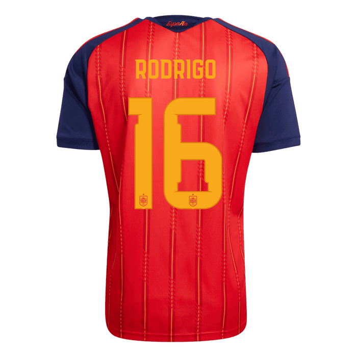 RODRIGO #16 Spain Champion Edition Home Soccer Jersey World Cup 2026