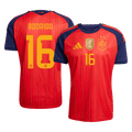 RODRIGO #16 Spain Home Player Version Jersey World Cup 2026 - Champion