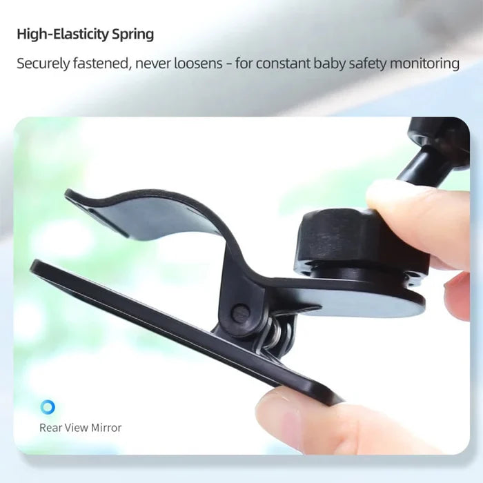 Safely and Wide View Shatterproof Mirror for Infant Rear Facing 360°