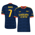 SAKA #7 Arsenal Away Soccer Jersey 2026/27 -UCL