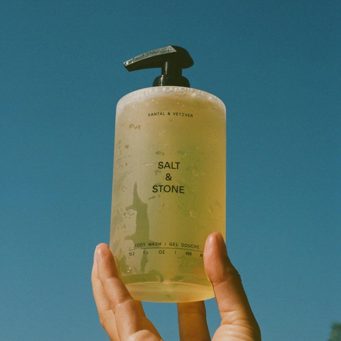 Salt & Stone Antioxidant Body Wash - Santal & Vetiver (450ml) Shower Gels & Washes Salt & Stone