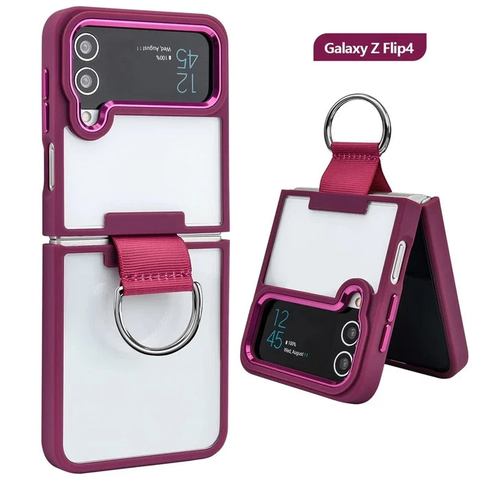 for Samsung Galaxy Z Flip 4 / OPP Bag / Red