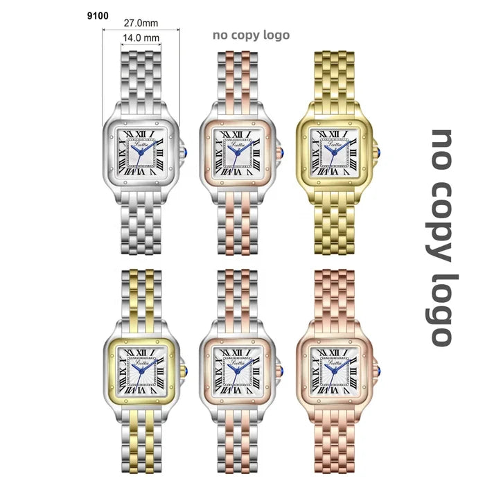 Scottie 9100 Luxury Women's Quartz Watch - Gold