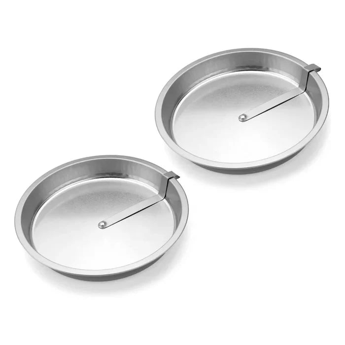 Set of 2 Easy-Out Cake Pans Quick Release 9\" Diameter X 1 1/2\"H