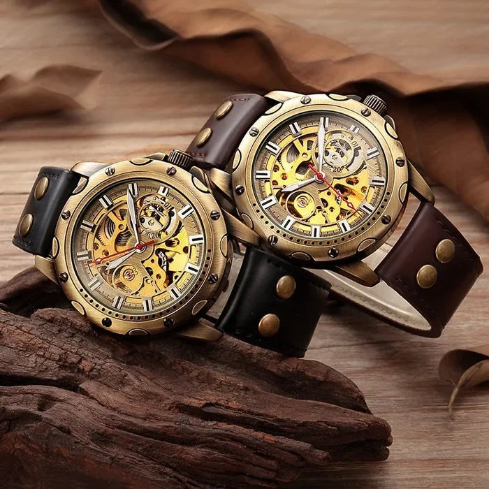Shenhua Antique Copper Mechanical Men's Watch