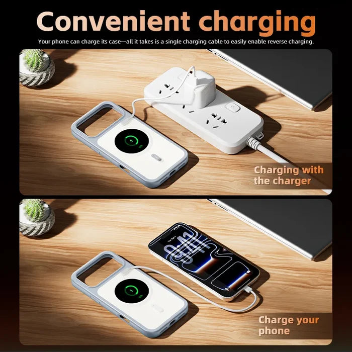 Shockproof Smart Cover with Remote Control and Magnetic Ring for
