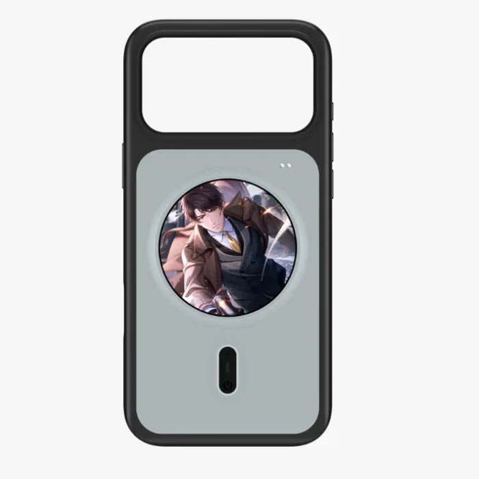 Shockproof Smart Cover with Remote Control and Magnetic Ring for