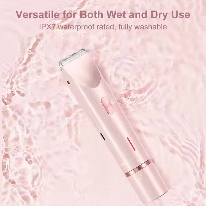 SilkGlide Mini Rechargeable Lady Shaver – Cordless Painless Hair Removal Razor